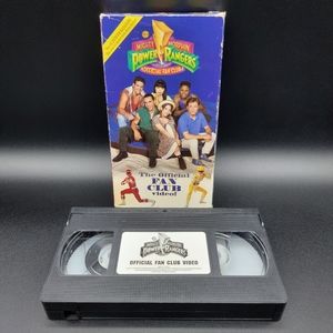 Mighty Morphin Power Rangers The Official Fan Club Video VHS Tape 1994 Rare VG